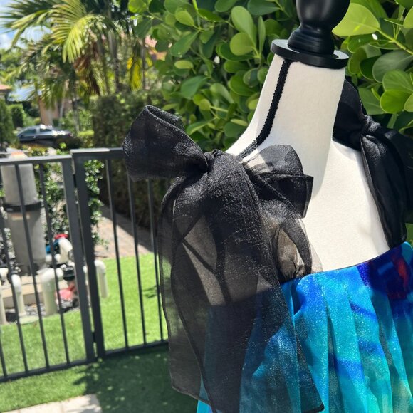 PASKAL Printed Rainbow Bubble Dress Gown Bow Straps S Pride - Picture 13 of 16